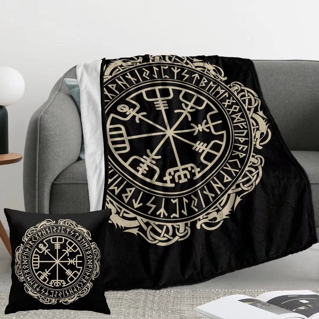 Amazon.com: Viking Throw Blanket 60x50 Inch, Viking Design Magical